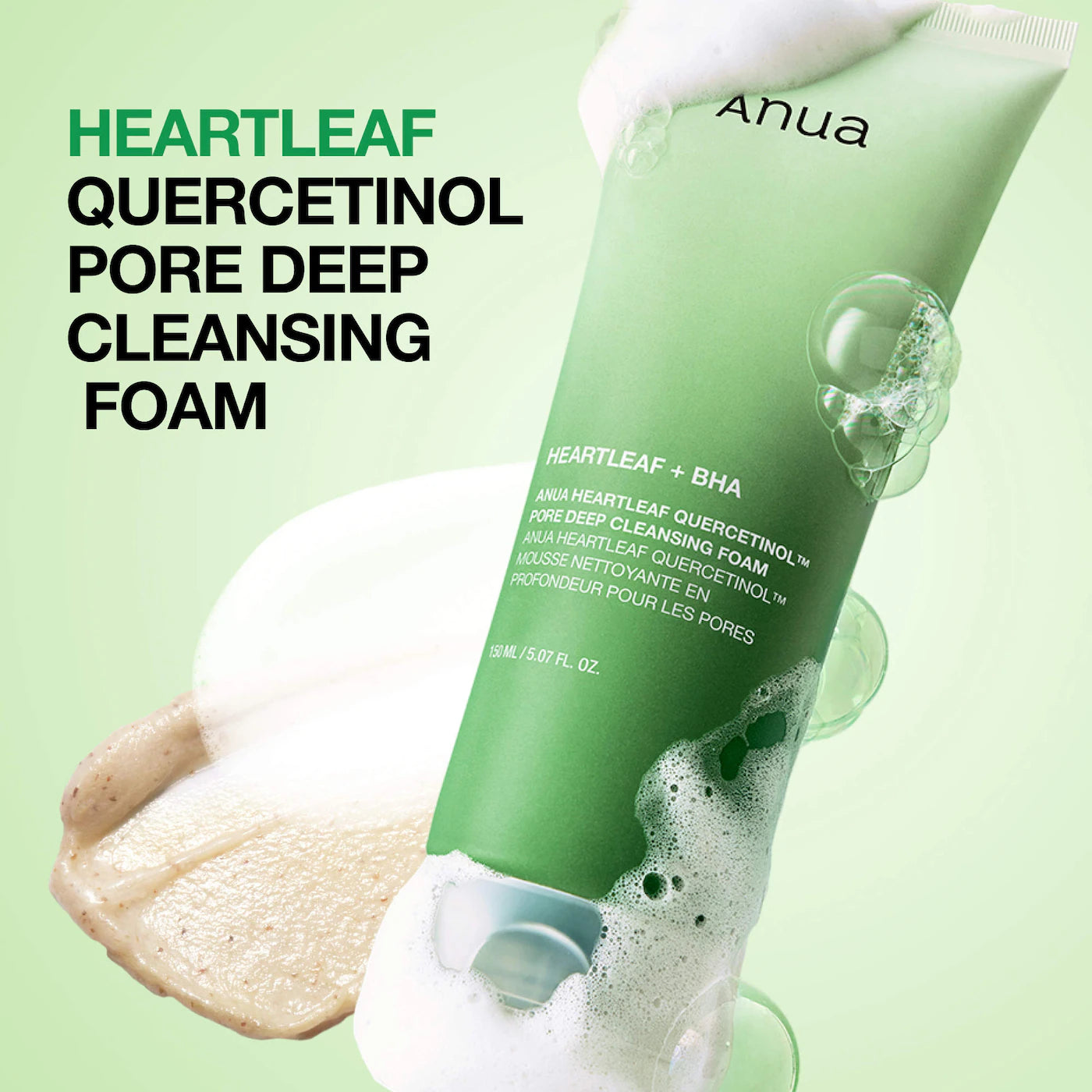 Anua Heartleaf Quercetinol Pore Deep Cleansing Foam